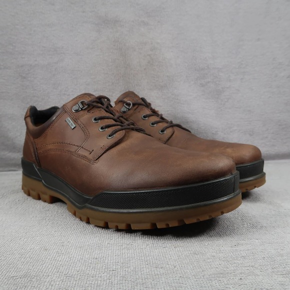 Ecco Shoes Ecco Shoes Mens 46 Track 6 Plain Toe Gore Tex Brown
